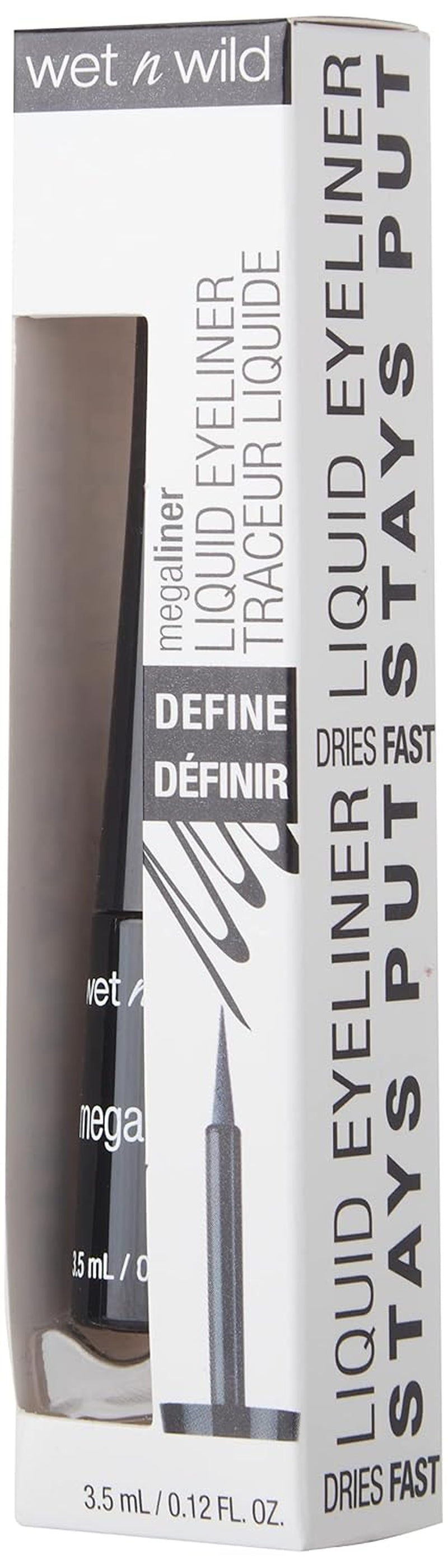 wet n wild MegaLiner Liquid Eyeliner — Black