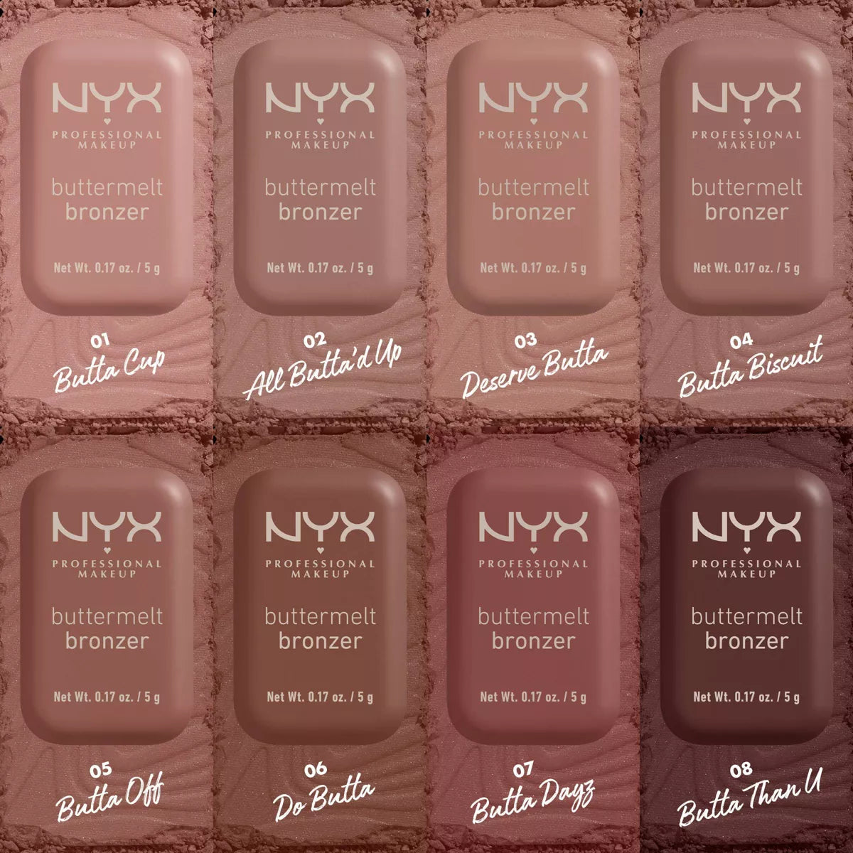 NYX Professional Makeup Buttermelt Bronzer — 0.17 oz