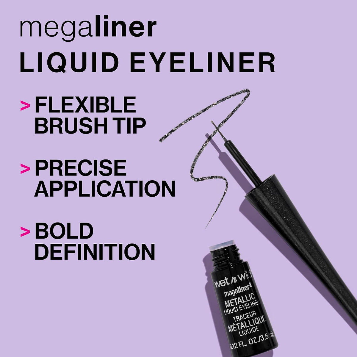 wet n wild MegaLiner Liquid Eyeliner — Black