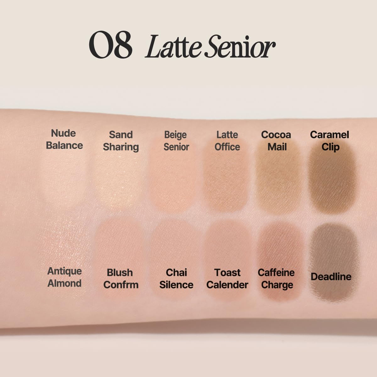 CLIO Pro Eye Palette Air — 08 Latte Senior