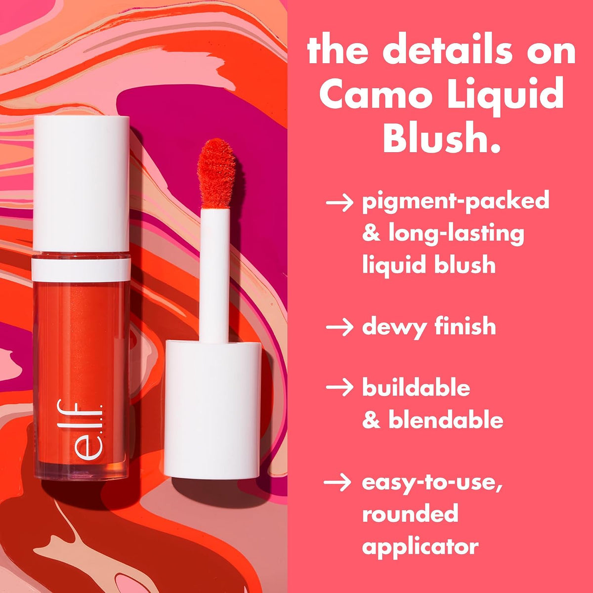 e.l.f. Camo Liquid Blush — Comin’ in Hot Pink